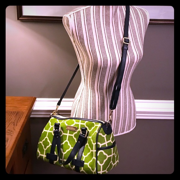 Spartina 449 Handbags - Spartina 449 Martinangel Barrel Duffle Navy Green